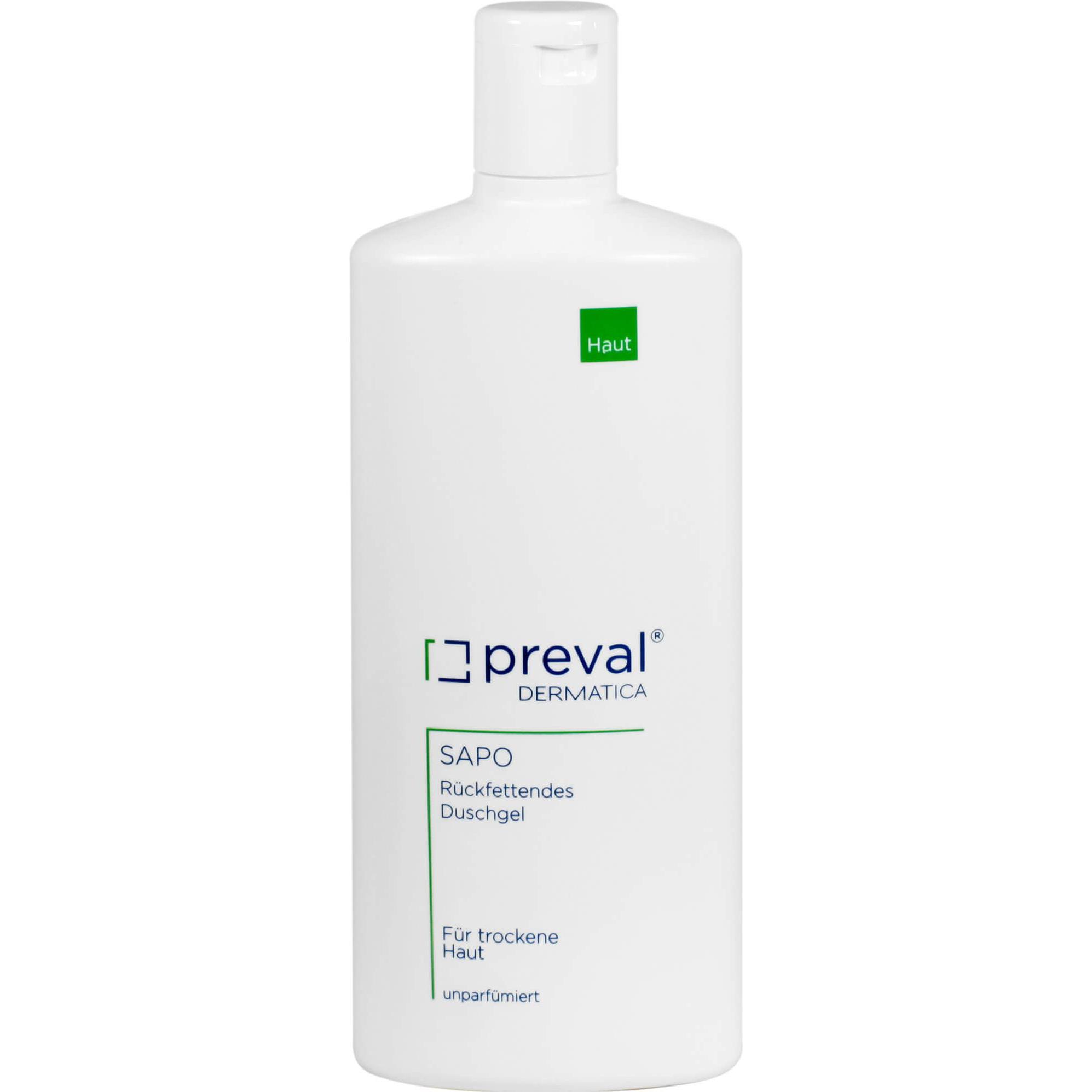 Preval Dermatica, Duschmittel, PREVAL SAPO, 500 ml Gel (500 ml)