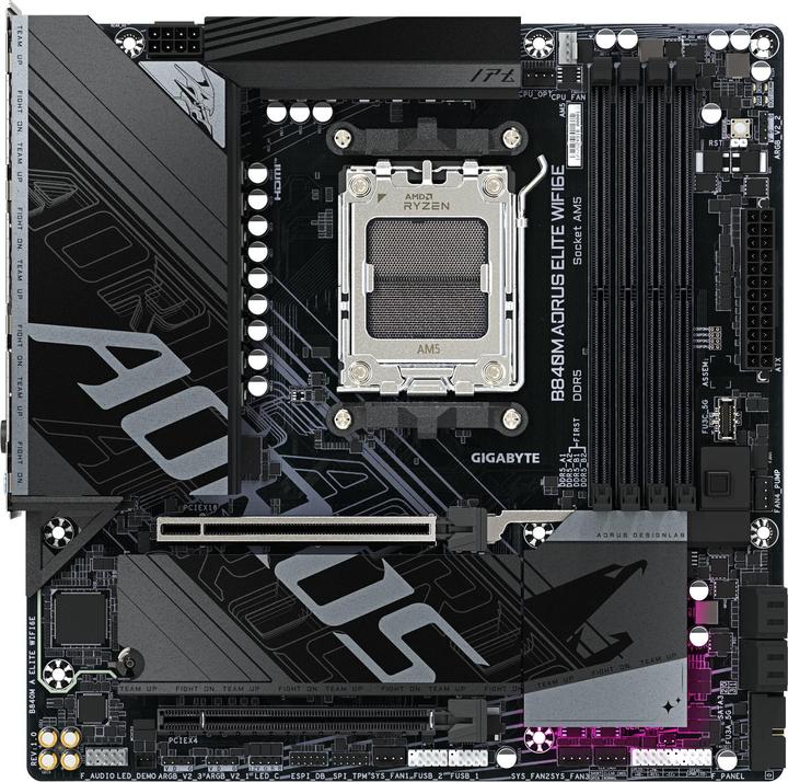 Produktbild Gigabyte B840M AORUS ELITE WIFI6E (AM5, AMD B840, mATX)