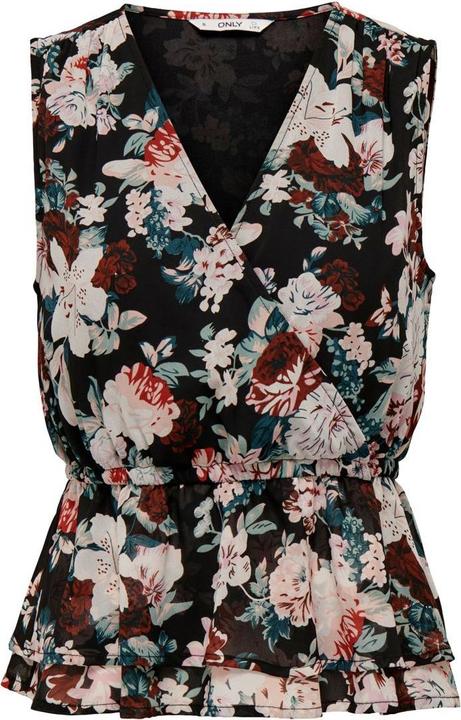 Actual product image Only Wrap Effect Peplum Top (L)