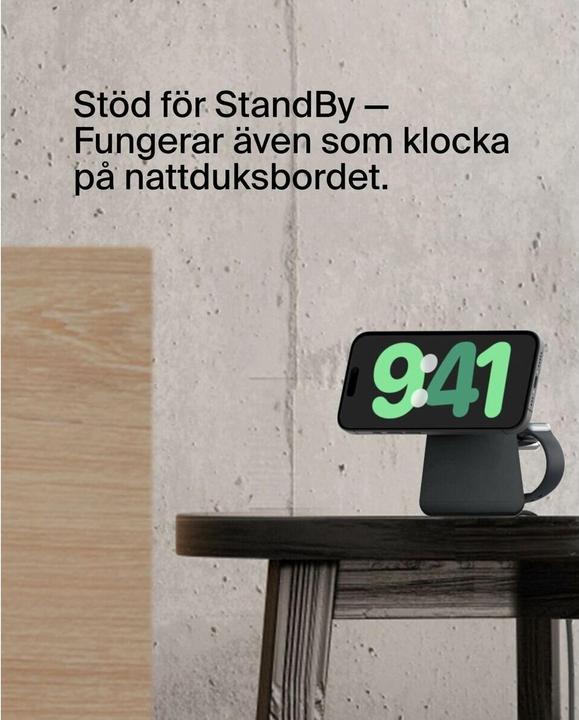 Image du produit Belkin Station de charge BoostCharge Pro 2-en-1 Qi2 (15 W)