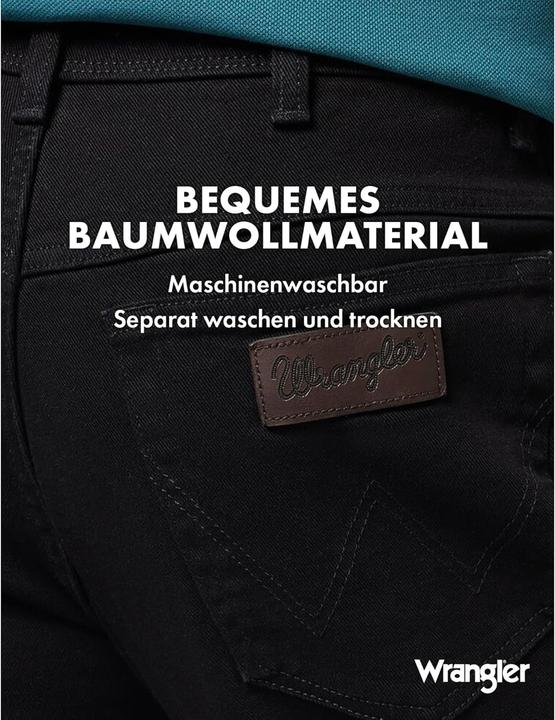 Produktbild Wrangler Texas Stretch Jeans black overdyed (34, 36)