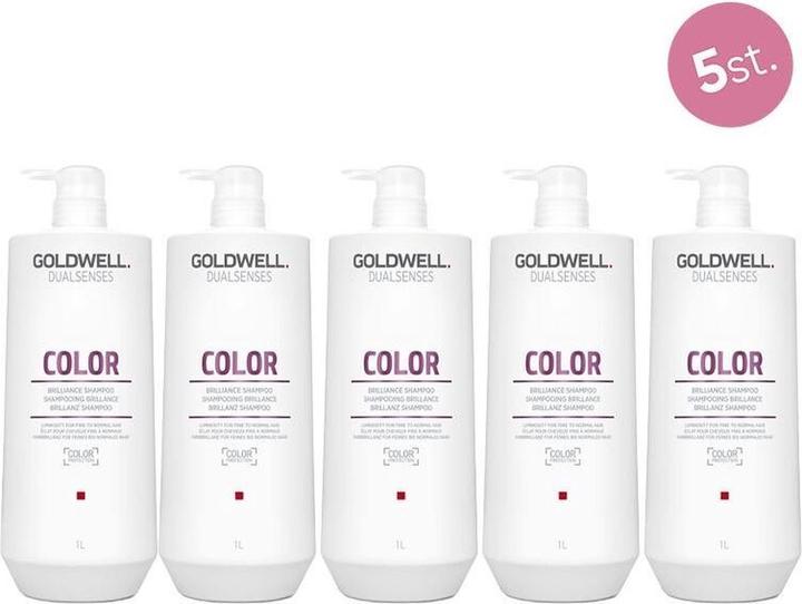 Goldwell 5x Dualsenses Color Brilliance Shampoo 1000ml (1000 ml)