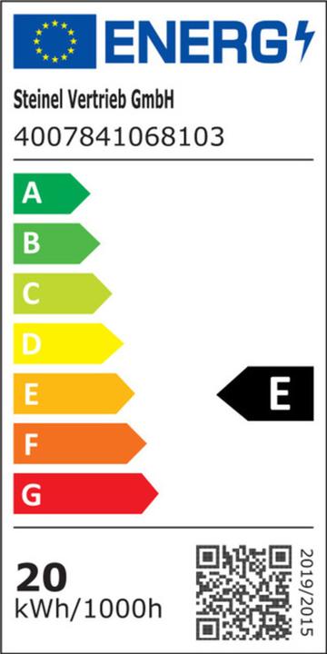 Energy Label Steinel LED Spotlight (3000 lm)