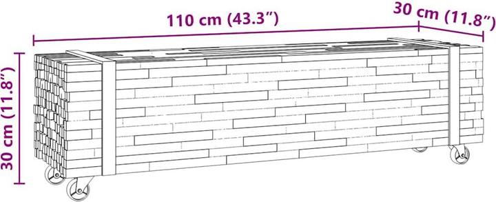 Actual product image vidaXL TV-Ständer (30 x 30 x 30 cm)