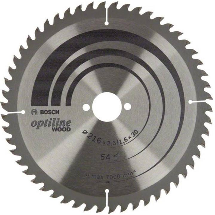 Bosch Professional Zubehör PRO Wood circular saw blade, 216 x 2.6 x 30 mm