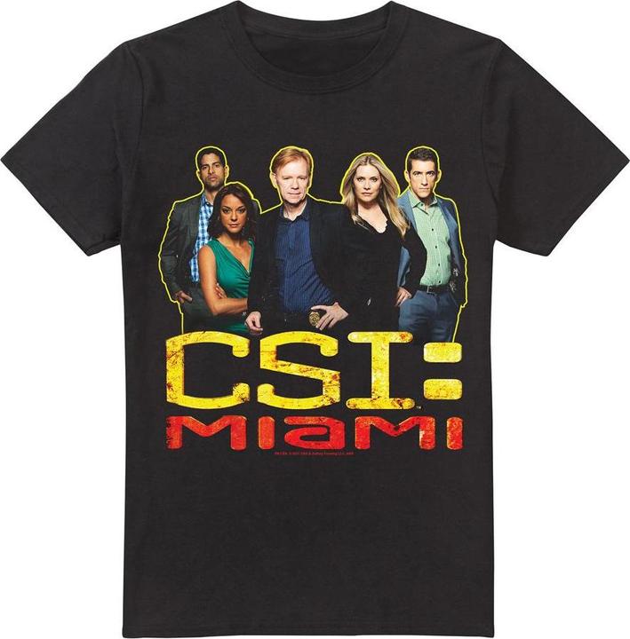 Actual product image CSI: Miami Mens Cast T-Shirt (5XL)