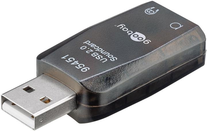 Actual product image Goobay 95451 USB 2.0 sound card (USB 2.0)