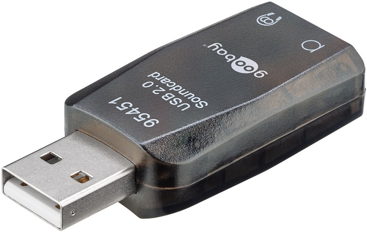 Immagine prodotto Goobay 95451 Scheda audio USB 2.0 (USB 2.0)