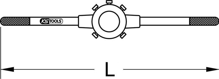 Produktbild KS Tools Schneideisen-Halter. M1-M2.6 331.0001