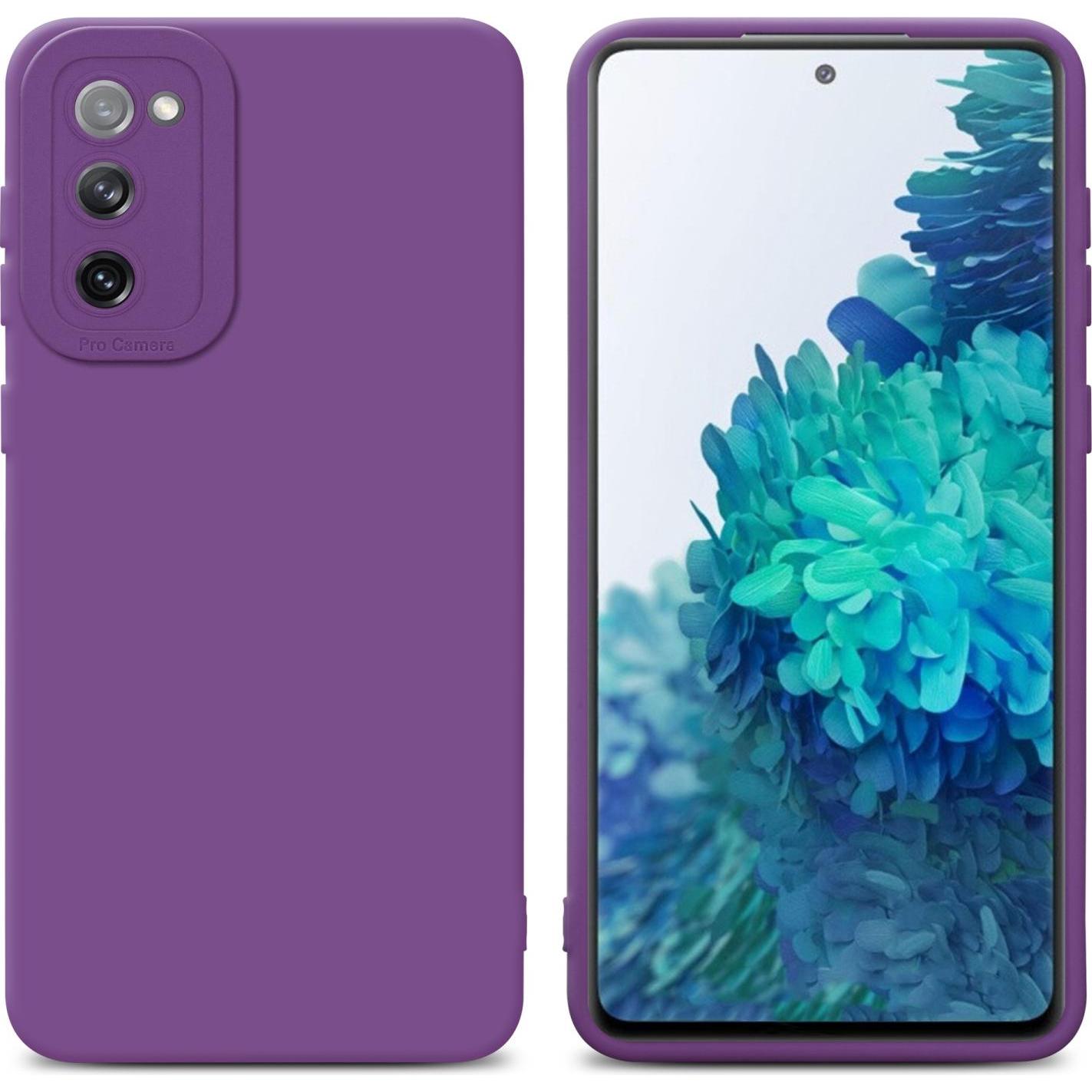 Cadorabo Hülle für Samsung Galaxy S20 FE im TPU Fluid LM162 Style (Samsung Galaxy S20 FE), Smartphone Hülle, Violett