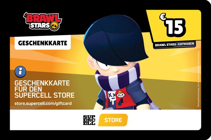 Produktbild Brawl Stars Geschenkkarte (15 EUR)