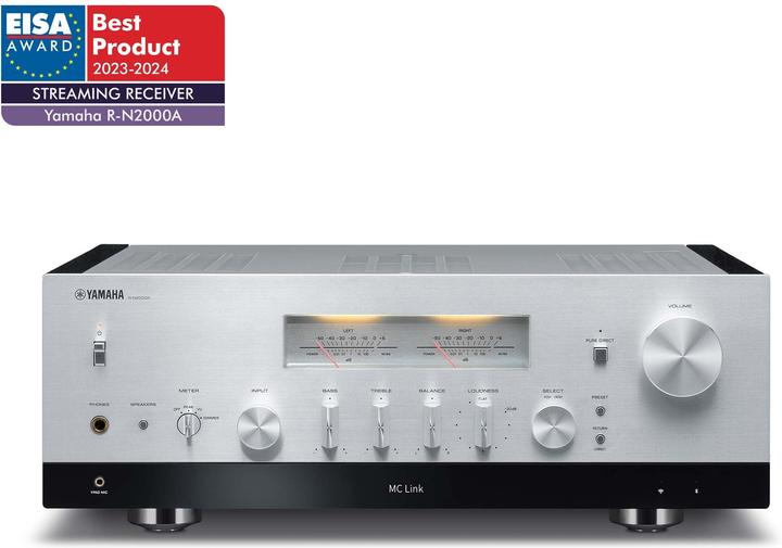 Productafbeelding Yamaha R-N 2000A Netwerk Hi-Fi Ontvanger *zilver* (2.0 Kanaal)