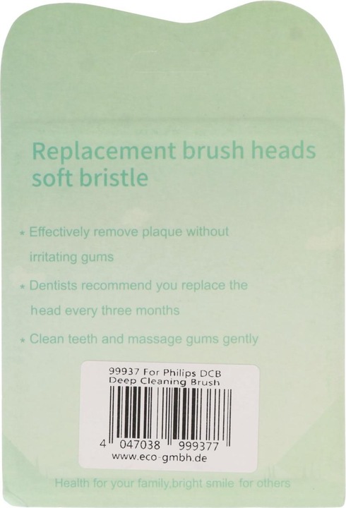 Actual product image AccuCell Toothbrush head Deep Cleaning Brush for Philips electric toothbrushes, 4 pieces (4 x)