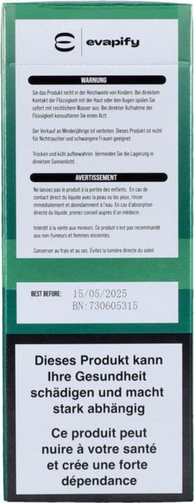 Energie-Label SKE Crystal on the go - Green Grape (Frische)
