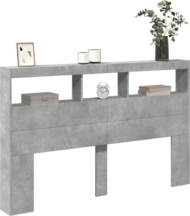 Image du produit vidaXL Kopfteil mit Ablagen (160 x 17 x 102 cm)