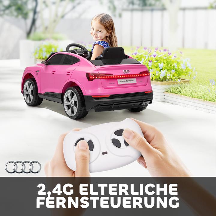 Actual product image Homcom Kinderfahrzeuge Kunststoff, Stahl Rosa (12 V)