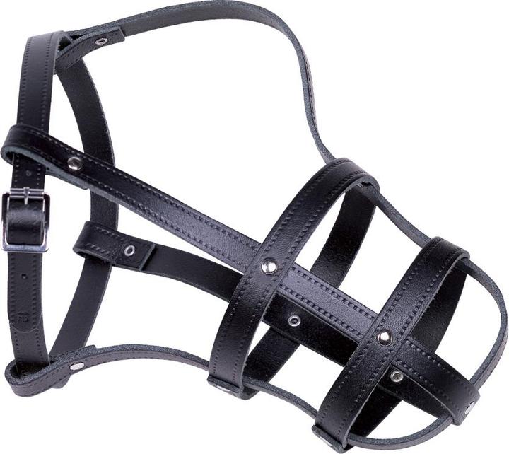 Actual product image Nobby Leather muzzle (Dog)