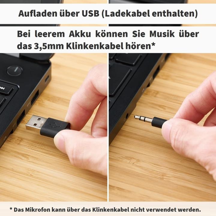 Produktbild Gequdio Schnurlos Bluetooth Headset GB-2 (ohne USB-Adapter) (Kabellos, USB-A)
