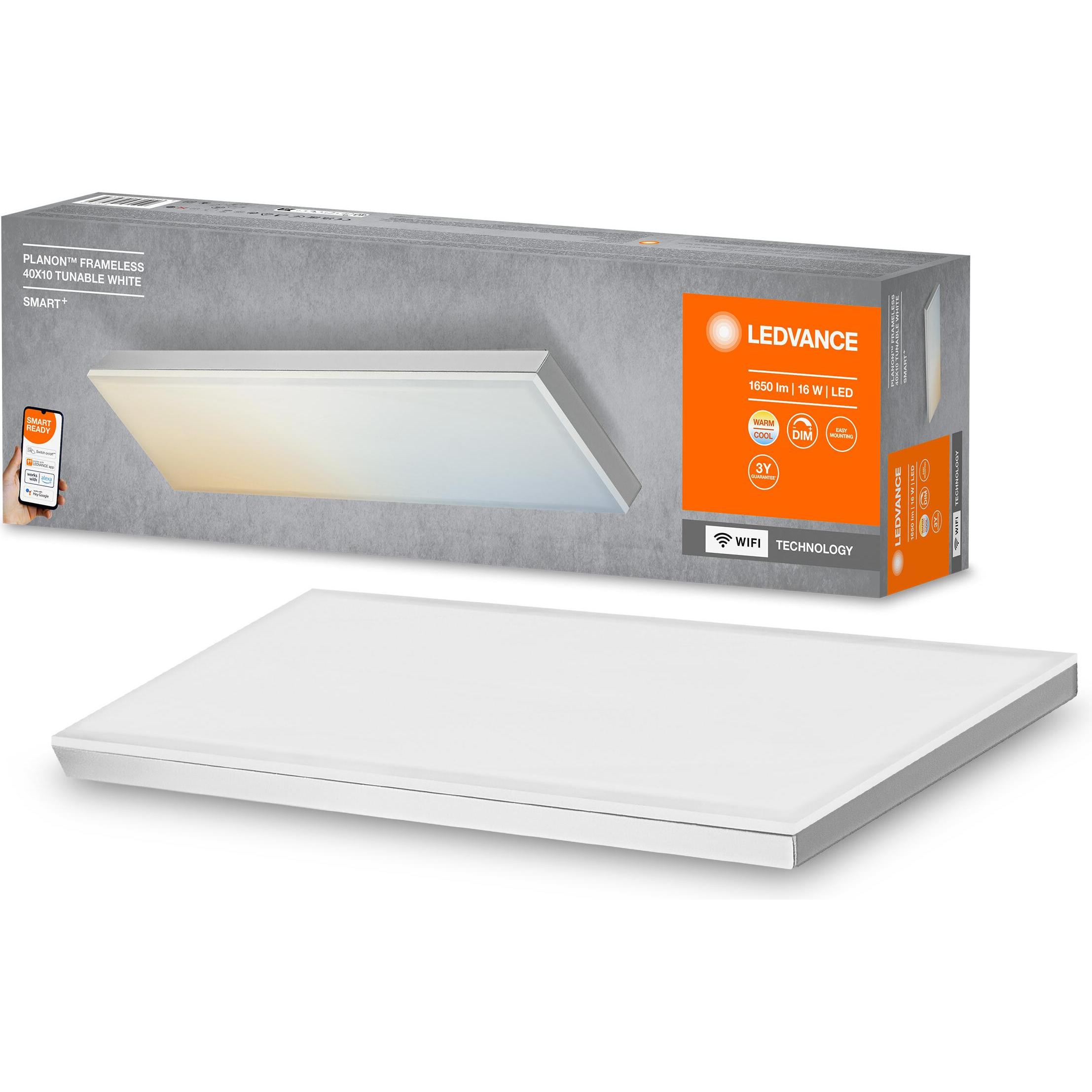 Thumbnail - Ledvance, Wandleuchte + Deckenleuchte, Smart+ Planon Frameless (1050 lm)