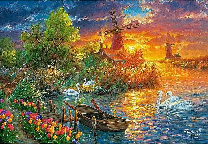 Actual product image Castorland Dutch Idyll Puzzle 1000 pieces (1000 pieces)