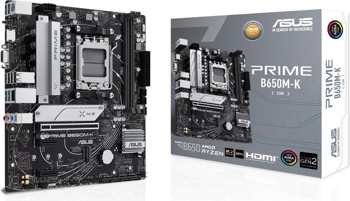 Image du produit ASUS Prime B650M-K (AM5, AMD B650, mATX)