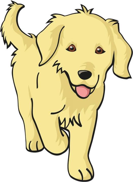Actual product image Trenddeko Dog Golden Retriever (20 x 27 cm)