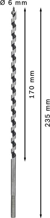 Produktbild Bosch Professional Zubehör PRO Wood Holzschlangenbohrer (6 mm)