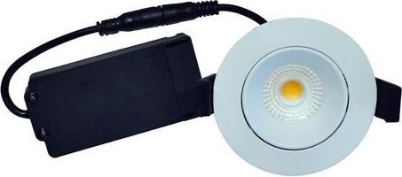 Immagine prodotto Nordtronic Faretto da incasso Velia a basso profilo 5W 2700K Cri>95 rotondo, mat hvid
