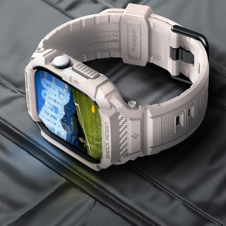 Immagine prodotto Spigen - Rugged Armor Pro V2 - Apple Watch 10 46mm / Watch 11 46mm - Dune Beige