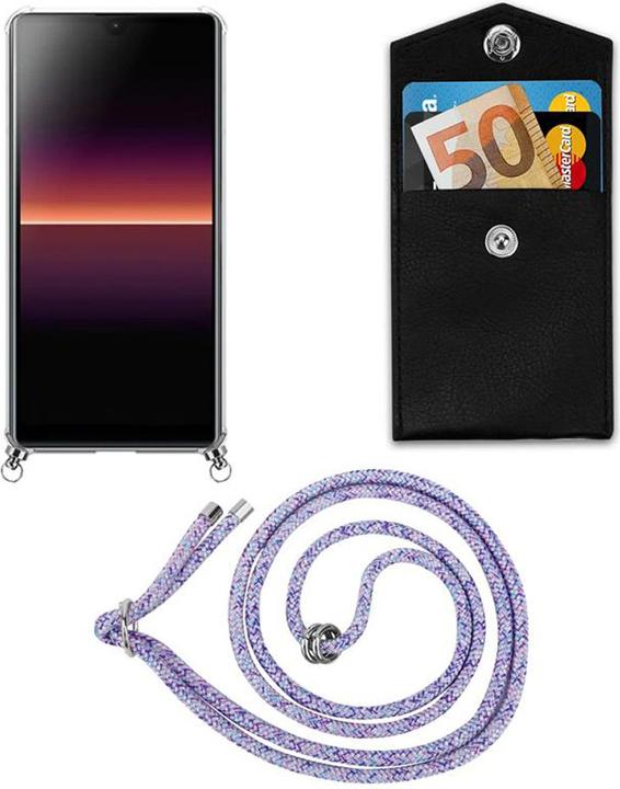 Produktbild Cadorabo TPU Handy Kette SILBER Cover