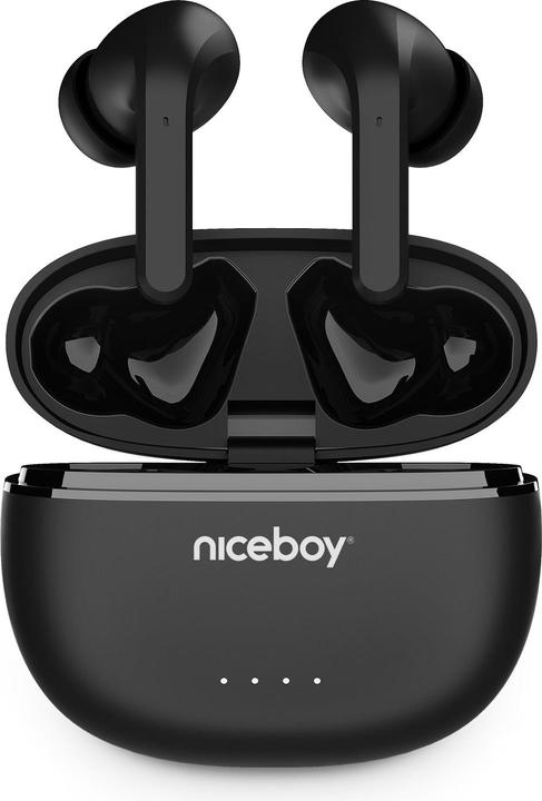 Actual product image Niceboy HIVE Pins 3 ANC Black (ANC, 30 h, Wireless)