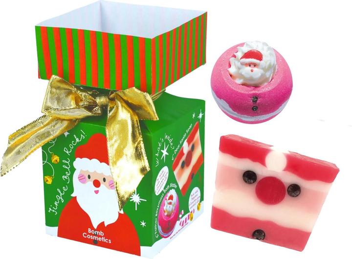 Produktbild Bomb Cosmetics Jingle Bell Rock Mini Cracker Geschenk mit reinen ätherischen Ölen (Haarpflege set)
