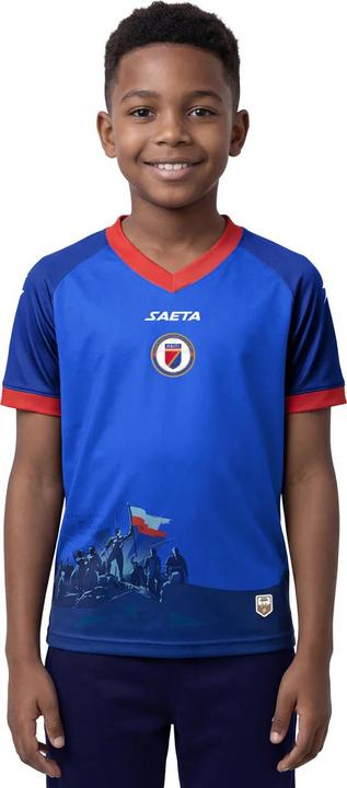 Produktbild Saeta Heimtrikot Kind Haiti Coupe du Monde 2026 (116, 128, 140, 152, 164, 176)