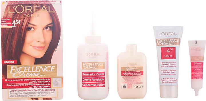 Produktbild L'Oréal Paris EXCELLENCE Creme tinte #4,54 castaño caoba cobrizo (#4,54 castaño caoba cobrizo)