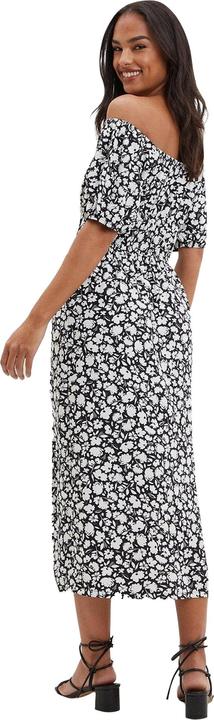 Productafbeelding Dorothy Perkins Florale Bardot Midi Jurk (40)