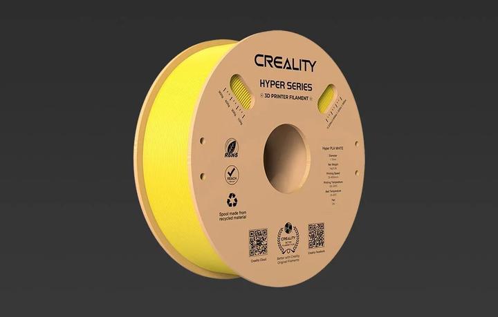 Immagine prodotto Creality Hyper PLA - 1,75 mm - 1 kg (PLA, 1.75 mm, 1000 g, Giallo)