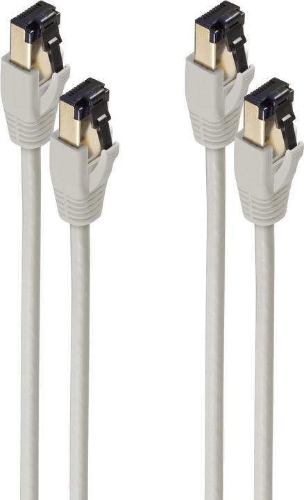 Produktbild Shiverpeaks ®-BASIC-S--Patchkabel cat. 8.1 F/FTP PIMF LSZH grau 2,0m--VE2 (F/FTP, CAT8.1, 2 m)