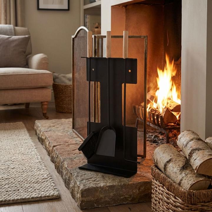 Productafbeelding Relaxdays Haardset (28 x 11 x 66 cm)