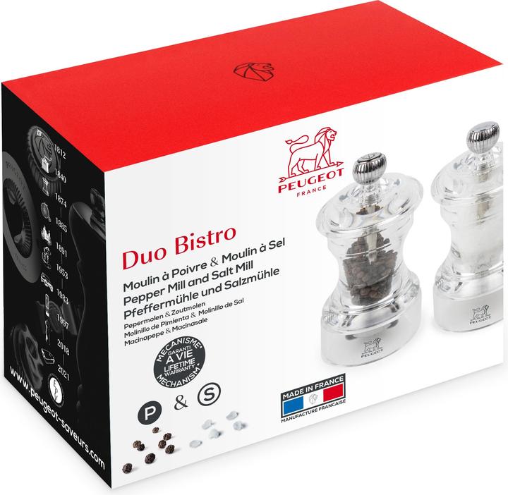 Immagine prodotto Peugeot BISTRO Duo Acrilico 10cm (Pepe)