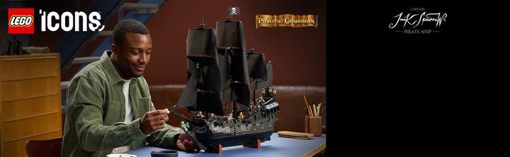 Produktbild LEGO Captain Jack Sparrows Piratenschiff (10365, LEGO Icons)