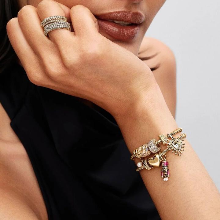 Produktbild Pandora Gewickelter Herzanhänger (Vergoldet, Metall)