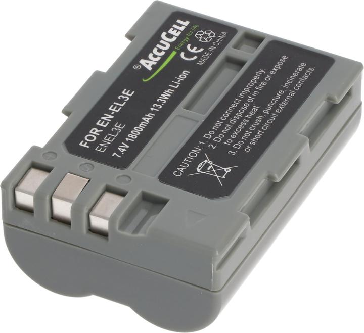 Actual product image AccuCell Battery suitable for Nikon D80 (Rechargeable battery)