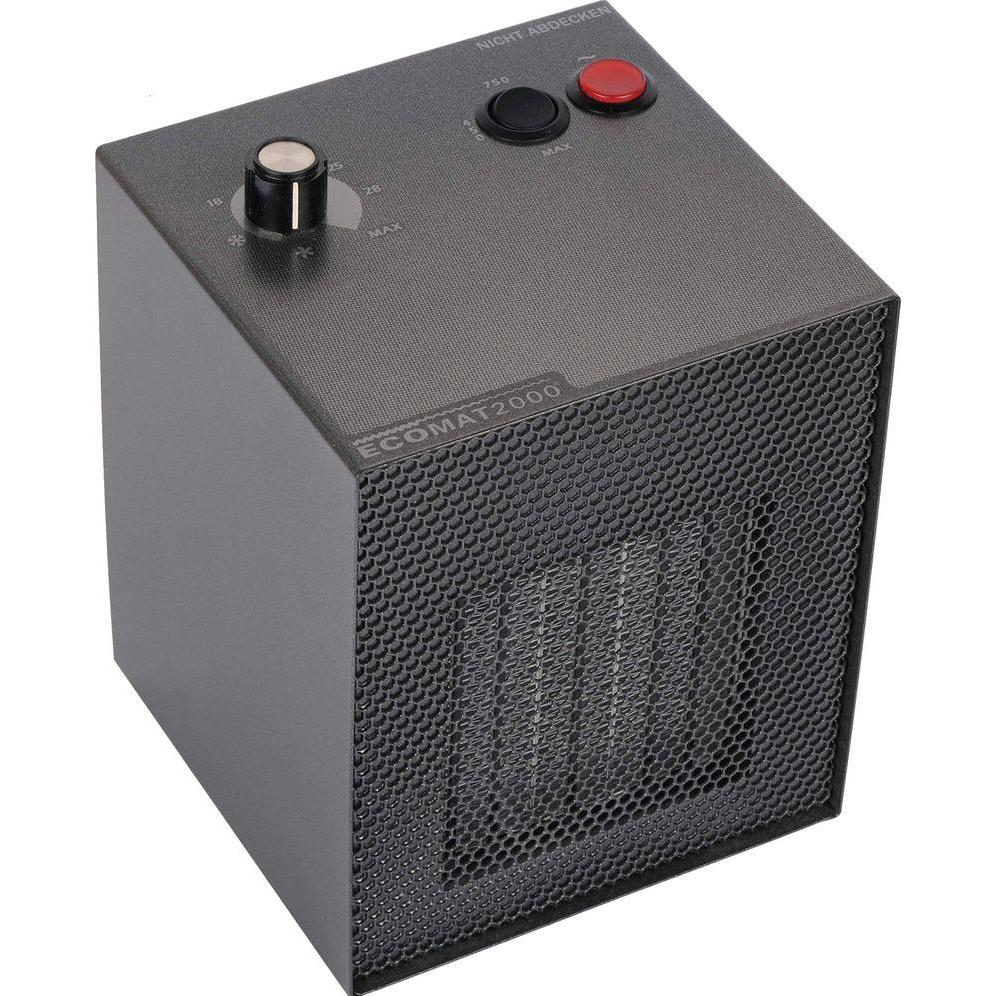 Ecomat Termoventilatore Classico, Termoventilatore, Nero