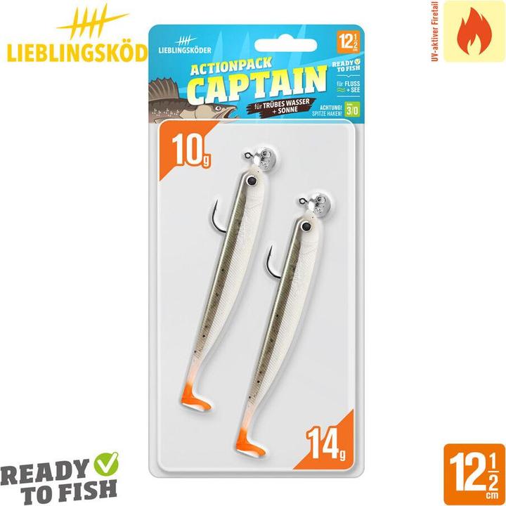 Produktbild Lieblingsköder Actionpack Captain (10 cm)