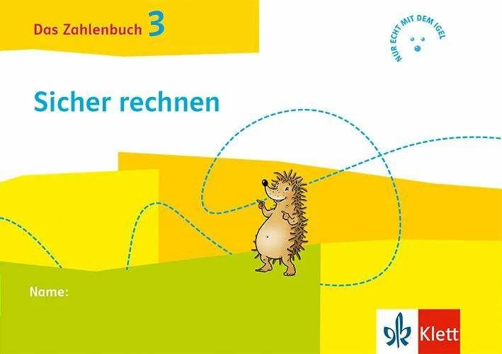 Immagine prodotto Das Zahlenbuch 3. Igel-Übungsheft - Sicher rechnen (Arbeitsheft für das tägliche Training) Klas (Tedesco, Birgit Hess, Elke Witt, Marcus Nührenbörger, Ralph Schwarzkopf, Ursula Runte, 2021)