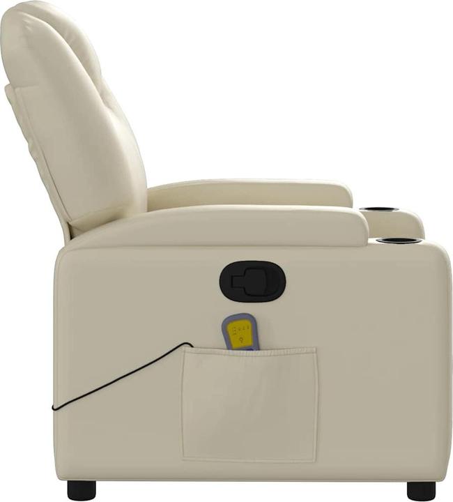 Immagine prodotto vidaXL Sedia da massaggio in similpelle crema, colore: crema, materiale