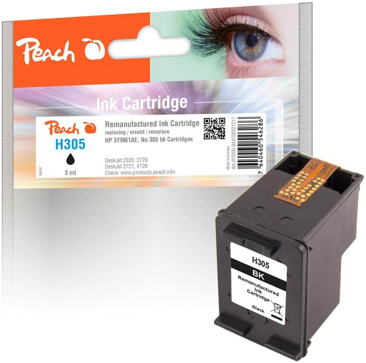 Produktbild Peach Tinte HP Nr. 305 / 3YM61AE Black (BK)