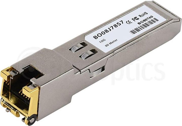 Actual product image CBO Sonicwall SFP-10G-RJ45-80M Compatible BlueOptics SFP+ BO08J78S7
