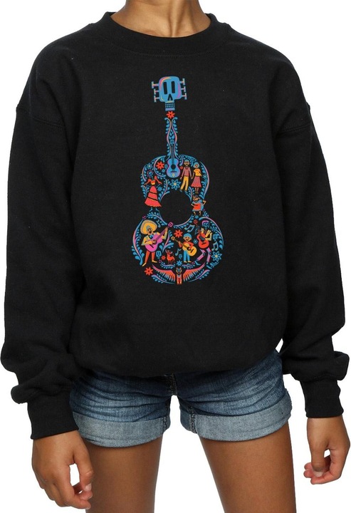 Produktbild Disney Coco Guitar Pattern Sweatshirt Mädchen (140, 146)