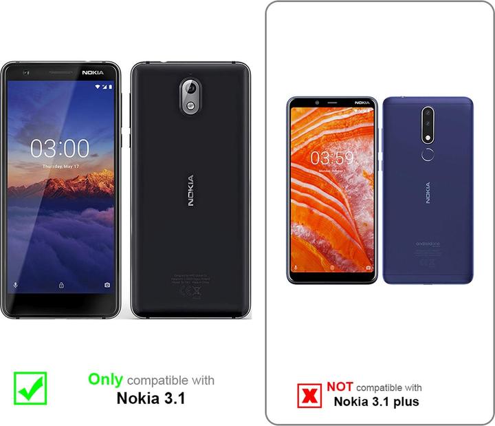 Productafbeelding Cadorabo Boek Onzichtbare Magneethoes (Nokia 3.1)